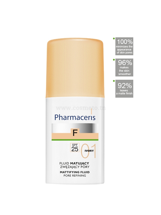 Pharmaceris fluid foundation fond de teint spf 25 30 ML