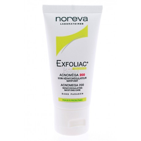 Noreva exfoliac acnoméga 200 soin kérato-régulateur matifiant 30 ML