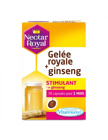 Vitarmonyl gelée royale + ginseng 30 Capsules