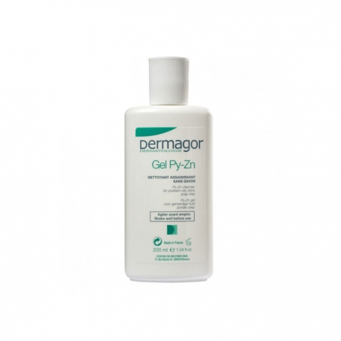 Dermagor gel py zn nettoyant assainissant sans savon 200 ML