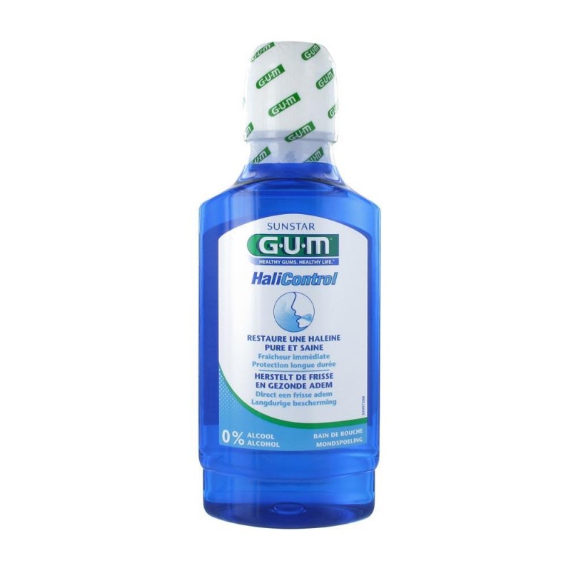 Gum halicontrol, bain de bouche haleine pure et saine 300 ML