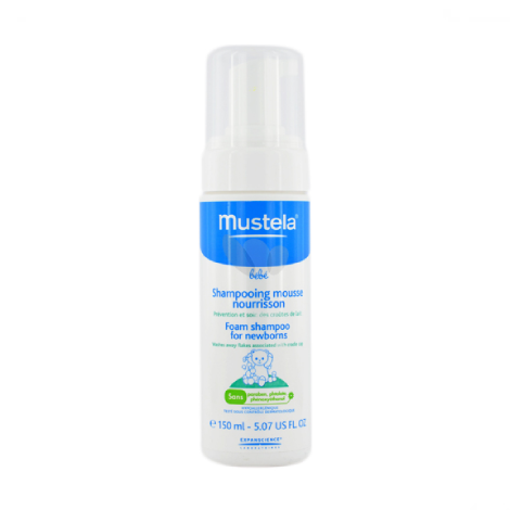 Mustela bebe shampooing mousse nourrisson 150 ML