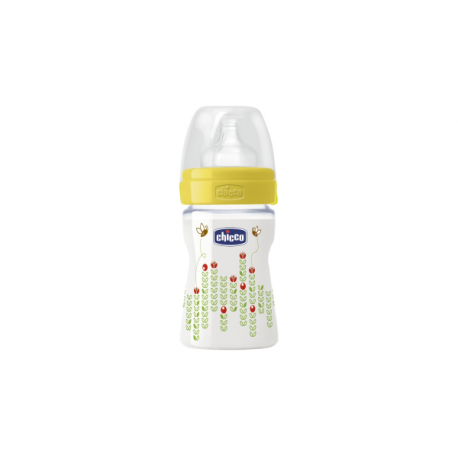 Chicco biberon plastique Jaune 150 ML